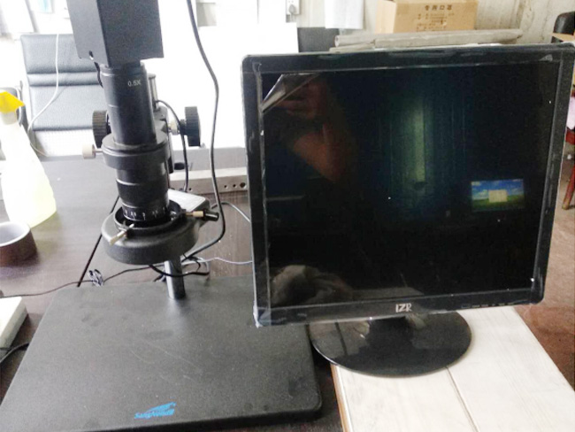 Electron microscope measuring instrument